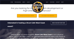 Desktop Screenshot of drumcafewestcoast.com